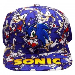 Blue Printed Sonic Cap