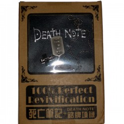 Death Note Notebook with Name Tag and Necklace Anime