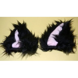 Black Cat Ears for Necomimi
