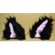 Black Cat Ears for Necomimi