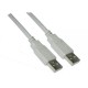 6' USB 2.0 A Male to A Male Cable