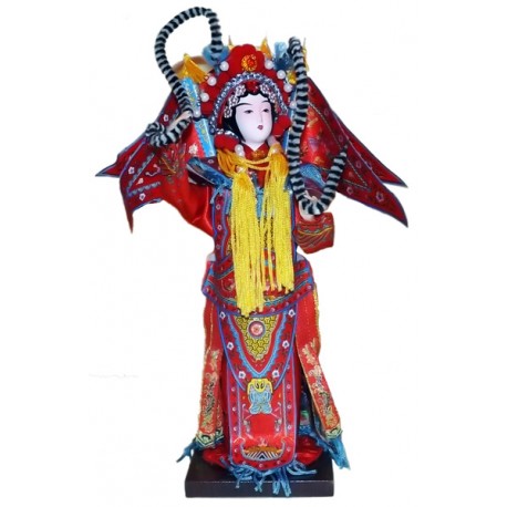 Figura Cantante de Opera de Pekin (Mu Guiying) 9.85"